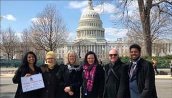 ASHA staff in front of the Captol