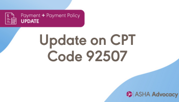 Updates to come for CPT code 92507