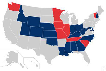 ASLP-IC map of the United States