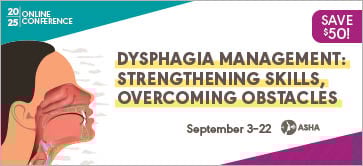 Get practical strategies for supporting adults with dysphagia. Register now and save!