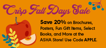 Save 20% at the ASHA Store!
