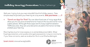 Holiday Hearing Protection: Noisy Gatherings