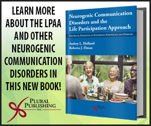 Plural Publishing Neurogenic Communication Disorders Book